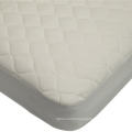 Waterproof white cotton baby crib quilted mattress pad/cover/protector